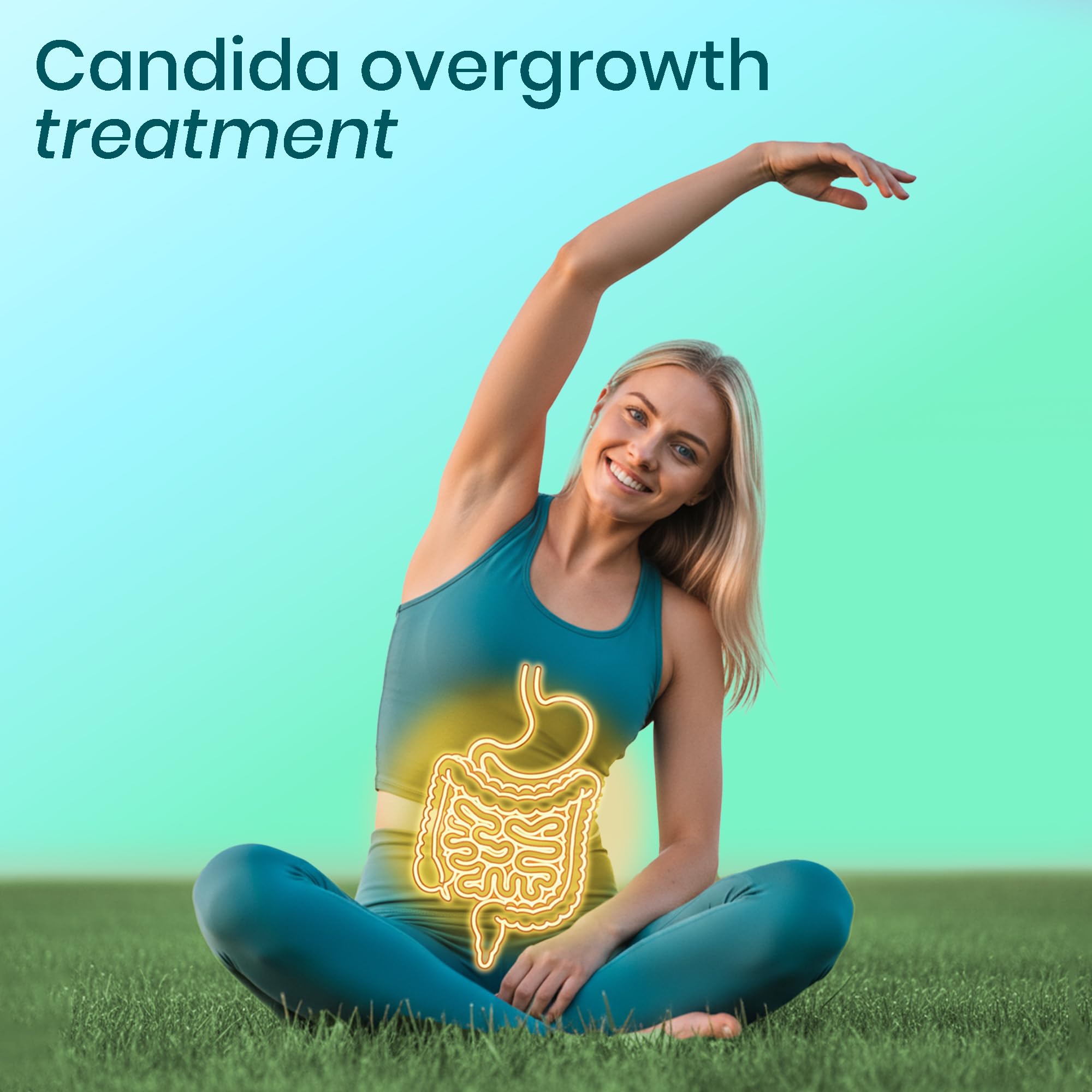 FIRSTORGANIC Candiclear Detox Pro+ ginger and amla provide antioxidant support.