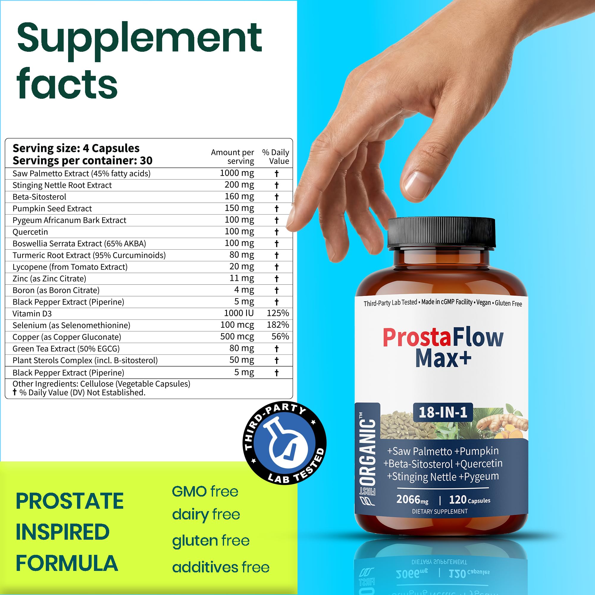 FIRSTORGANIC 120 capsules support daily routine and consistency.