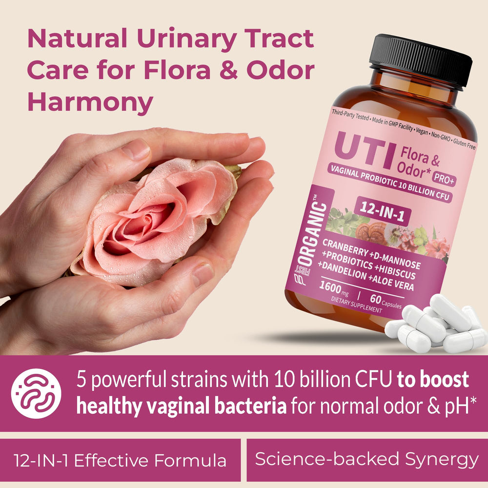 FIRSTORGANIC vaginal-probiotics-10B-CFUs indicate potent microbial support.