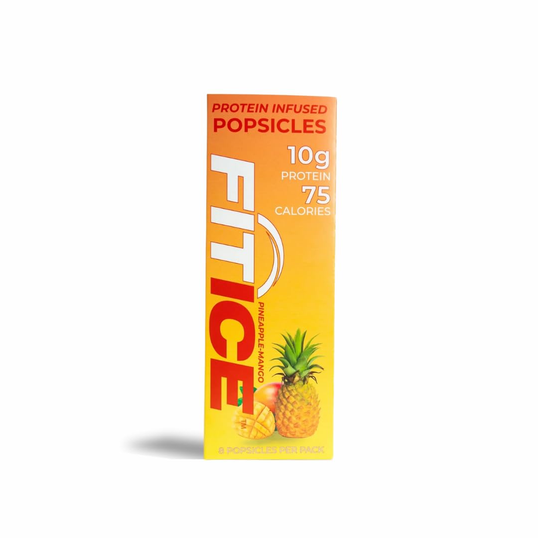 FIT ICE Lemon pops—refreshing post-workout snack with 10g protein