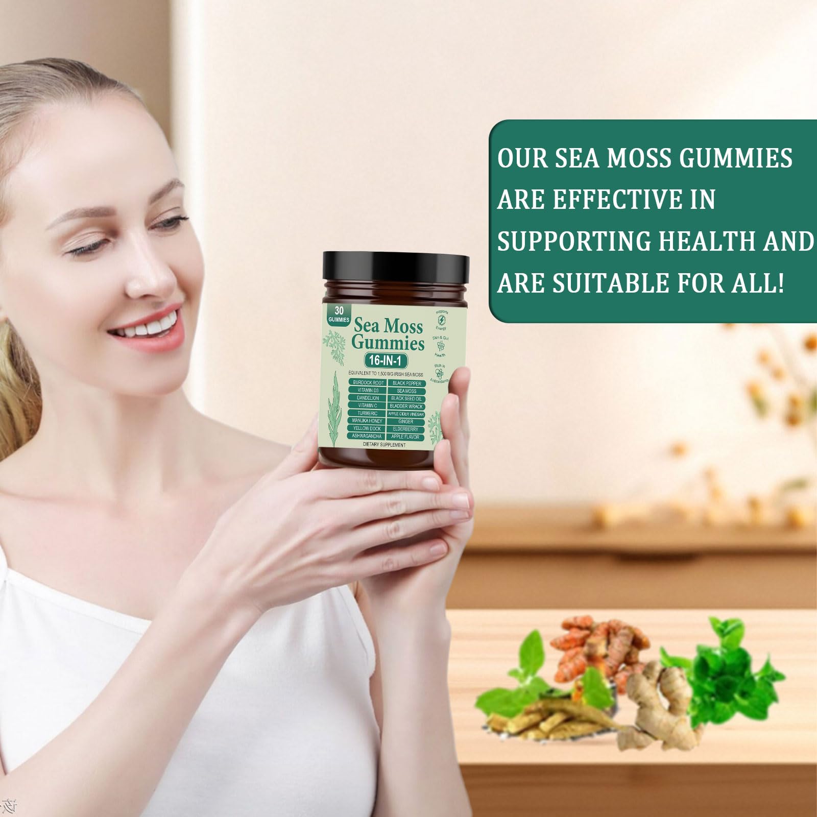 FITactic Sea Moss Gummies deliver a bright tropical flavor for a refreshing taste.