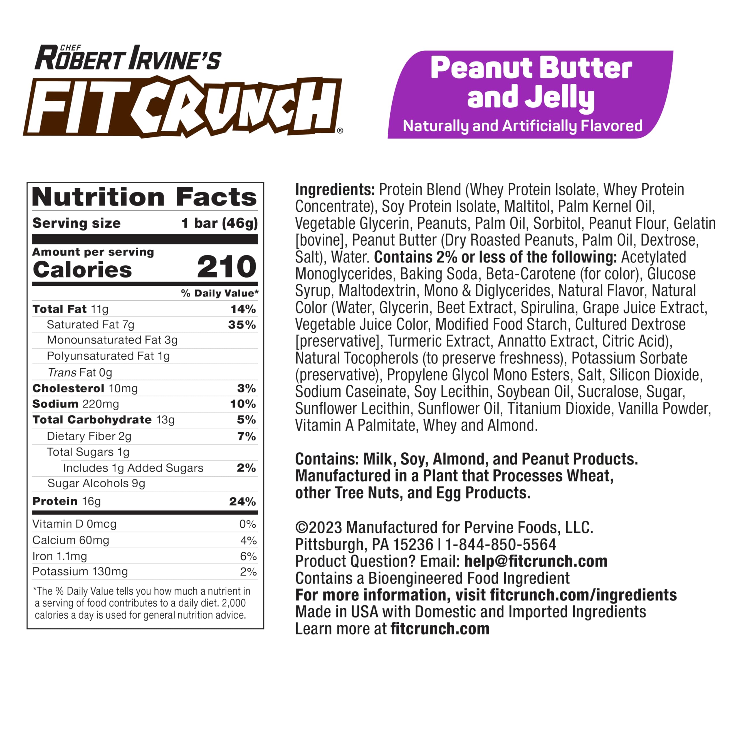 FitCrunch 6-layer baked bar close-up reveals layered texture for satisfying chew.