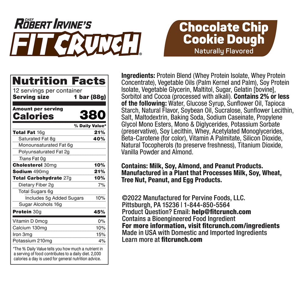 Fit Crunch 6-layer baked bar cross-section reveals soft cake core and satisfying texture.