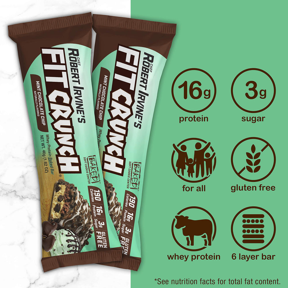Athlete-friendly scene with Fit Crunch bars for workouts and recovery fueling.