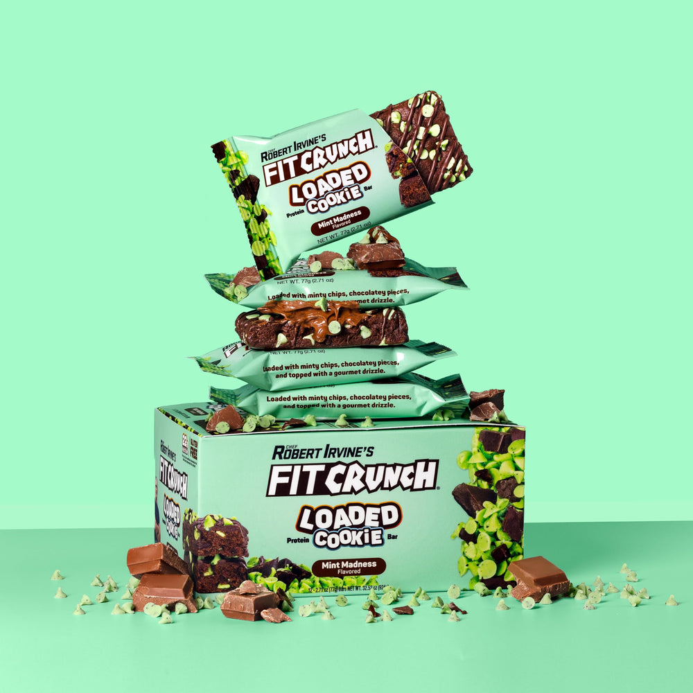 Unwrapped Mint Madness bar demonstrating soft baked texture and premium flavor
