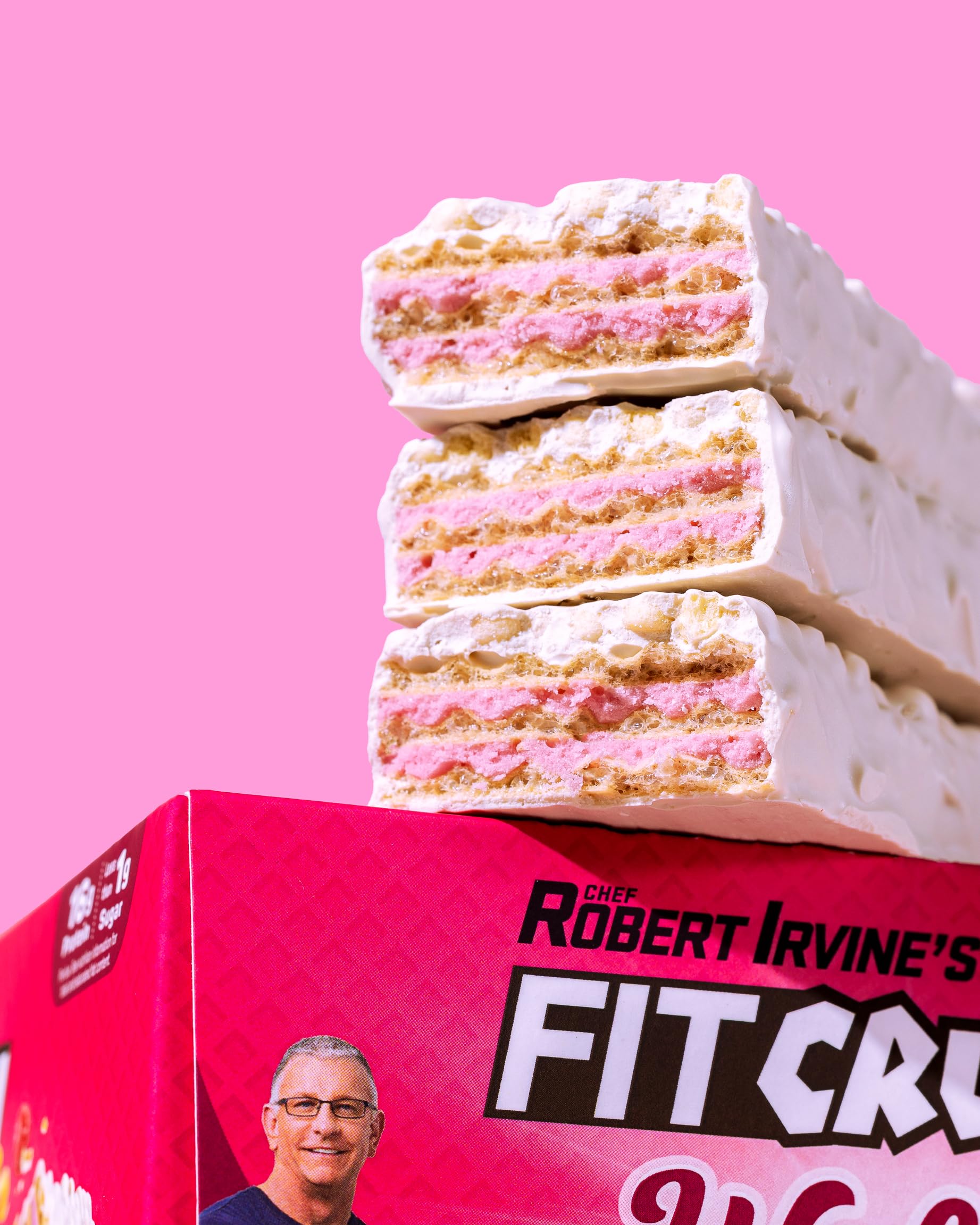 Nutrition panel highlighting 16g protein and 1g sugar