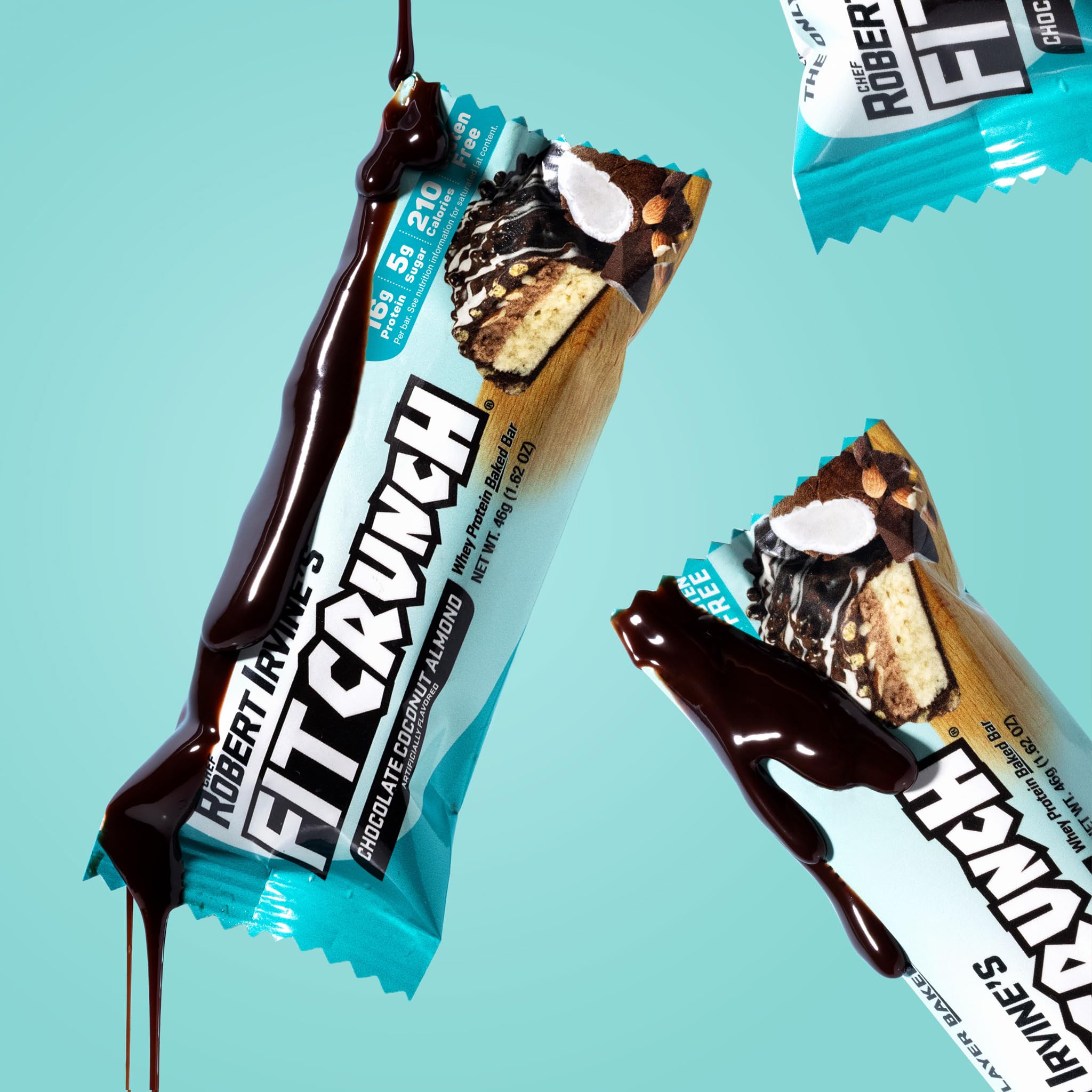 Gluten-free label on Fit Crunch bar