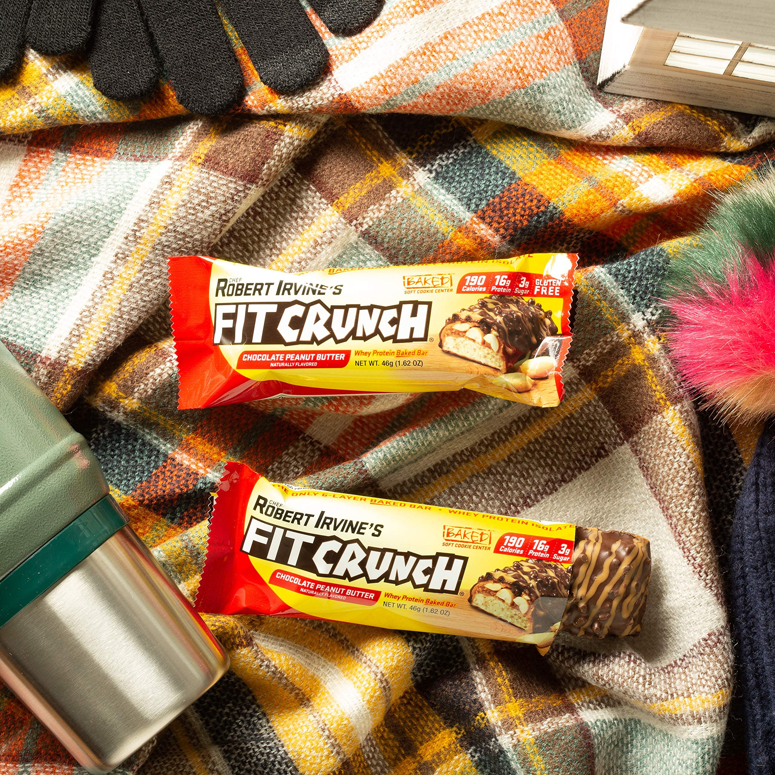 Fit Crunch Snack Size Bar Pack of 9 Bars for on-the-go energy.