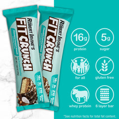 In-hand shot shows convenient gluten-free protein bar option