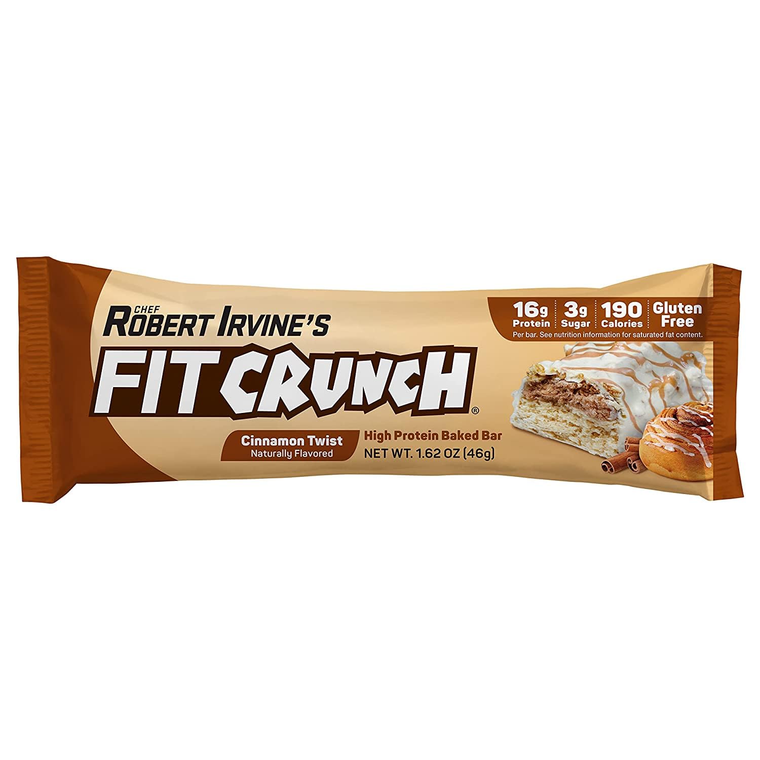 Fit Crunch Caramel Peanut bar combines protein with a caramel-peanut crunch