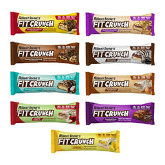 Fit Crunch Chocolate Banana bar provides quick protein with real banana flavor