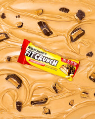 FITCRUNCH snack-size bar unwrapped for on-the-go energy.