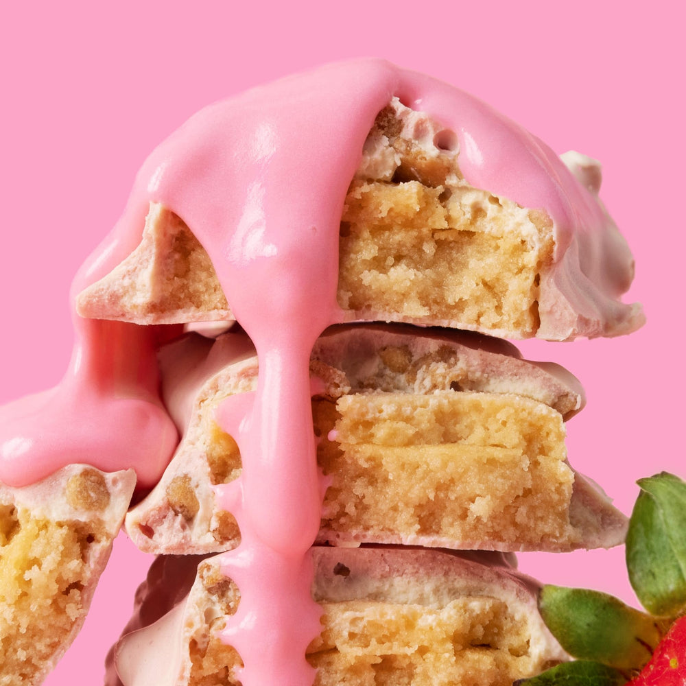 Fit Crunch 6-layer baked bar demonstrates premium craftsmanship and texture.