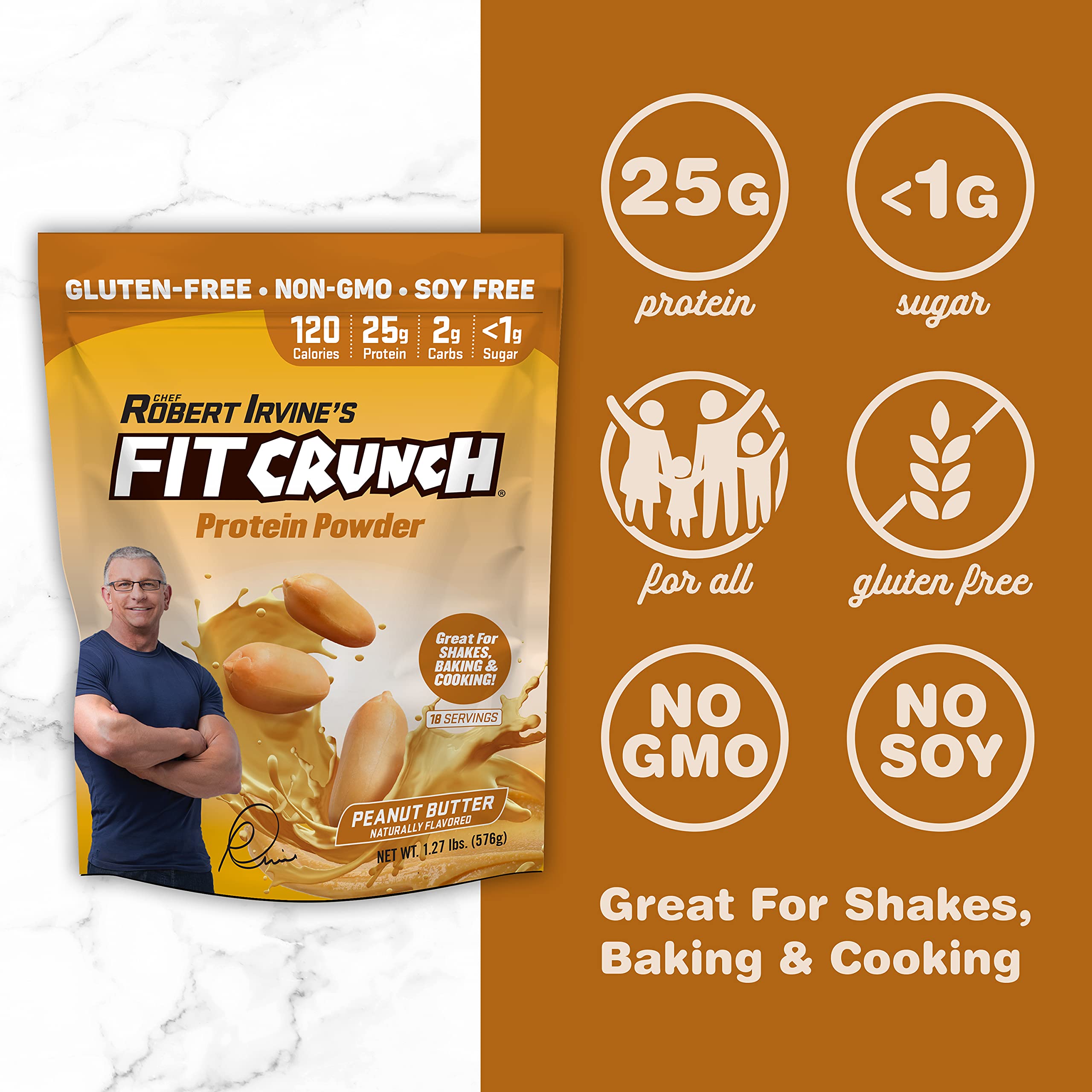 Fit Crunch Tri-Blend Gluten-free and soy-free formula supports dietary needs