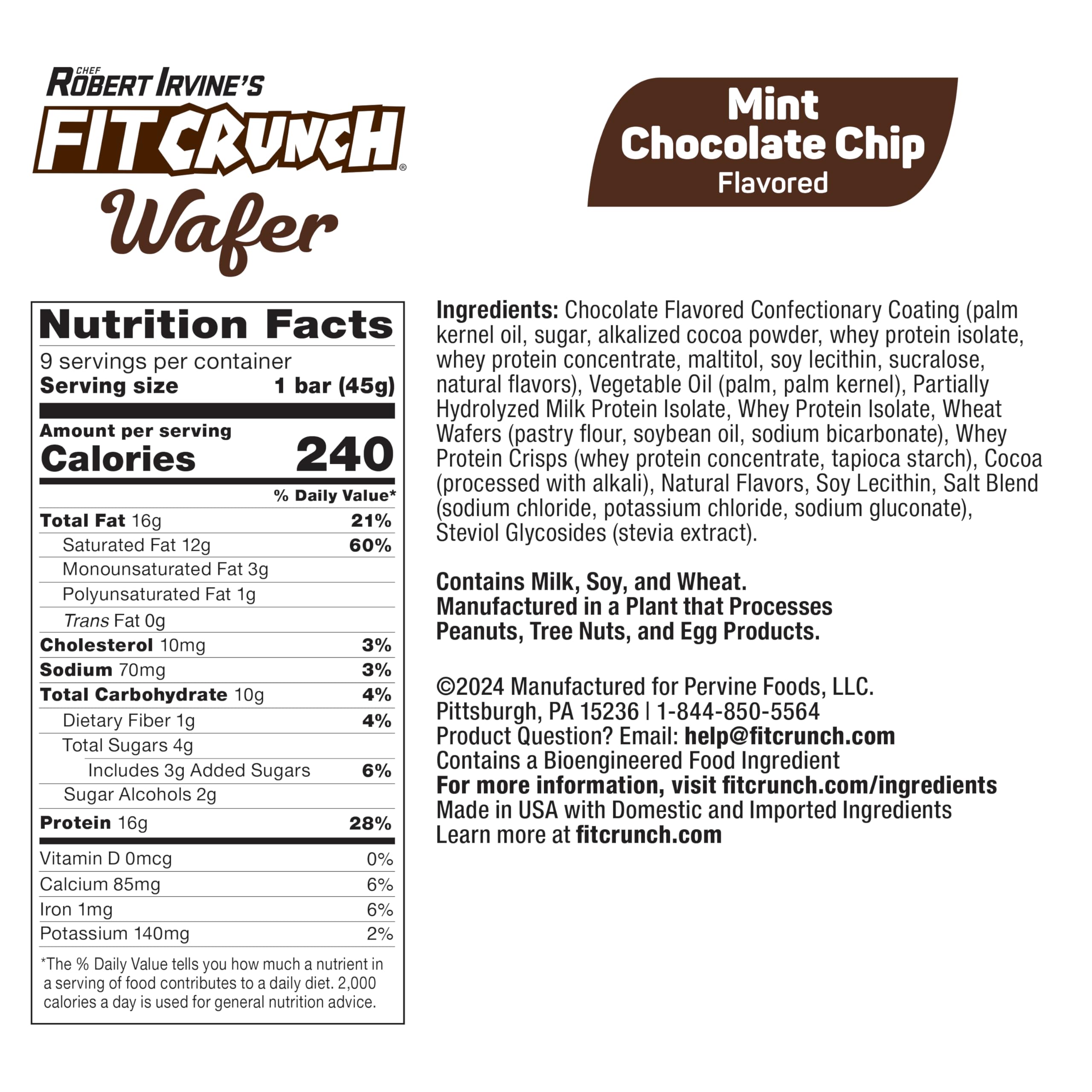 FitCrunch mint chocolate chip bars on display for quick ideas