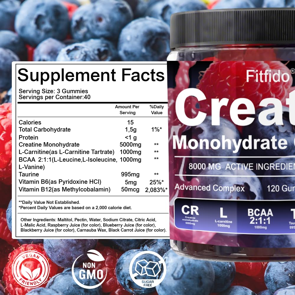 Gummies with glass of water suggests easy post-workout hydration