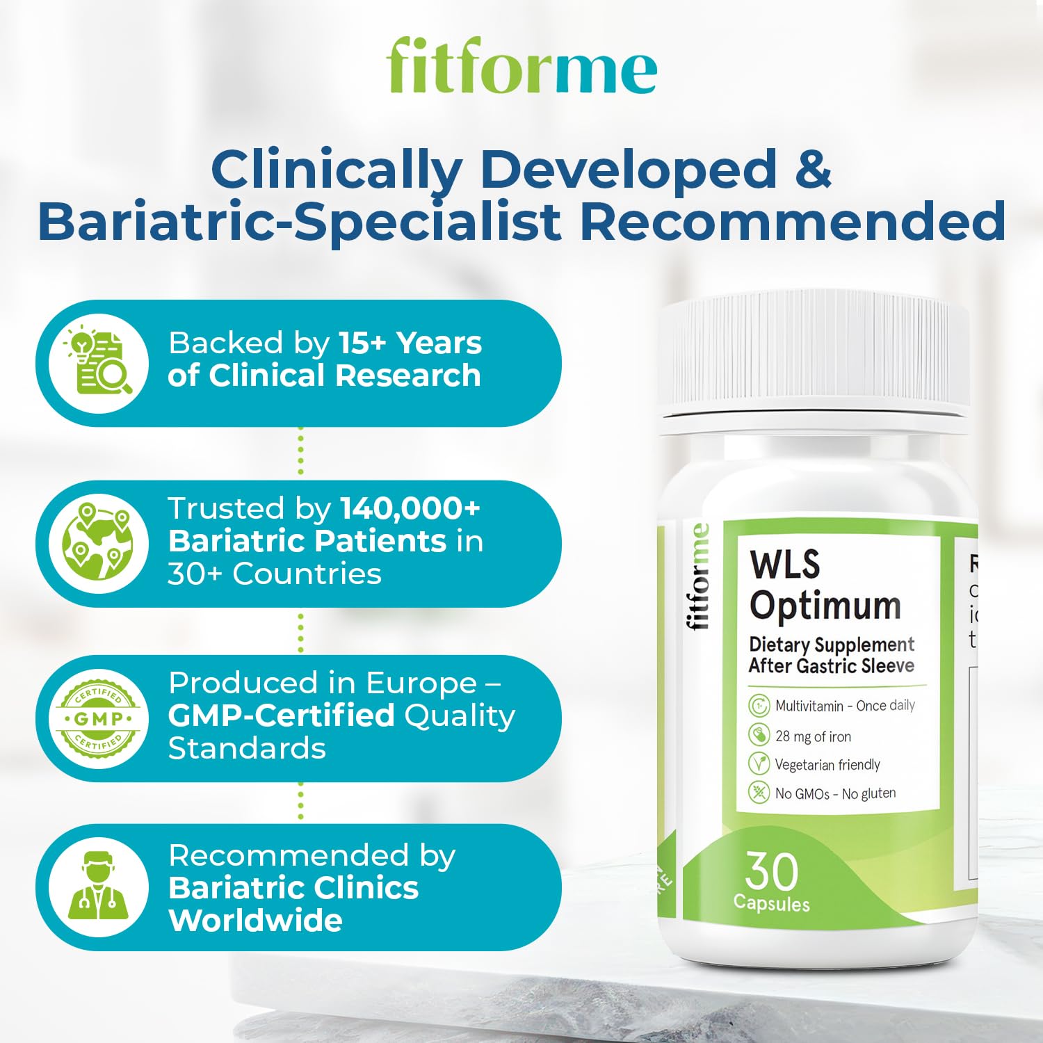 FitForMe WLS Optimum capsule in hand for easy daily intake