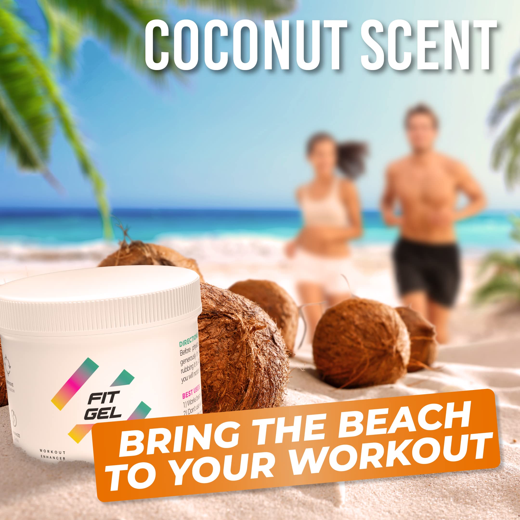 Fit Gel athletic packaging on display suggests easy access for workouts.