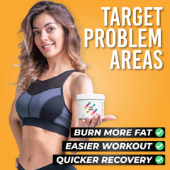 Fit Gel sweat cream application on skin demonstrates easy spreading for targeted body areas.