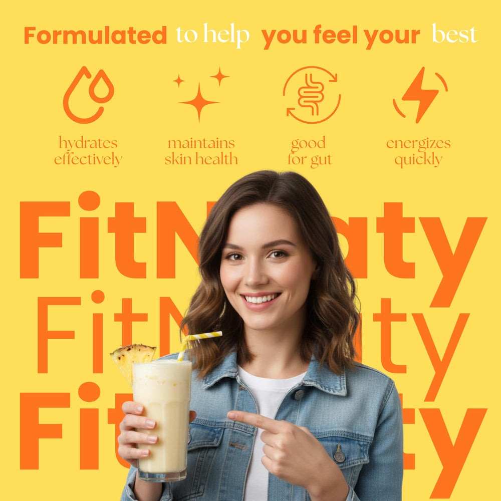FitNeaty vegan gluten-free formula label highlights clean ingredients.