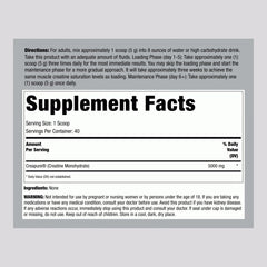 Fitness Labs Creapure Monohydrate Powder tub with serving details for daily workouts