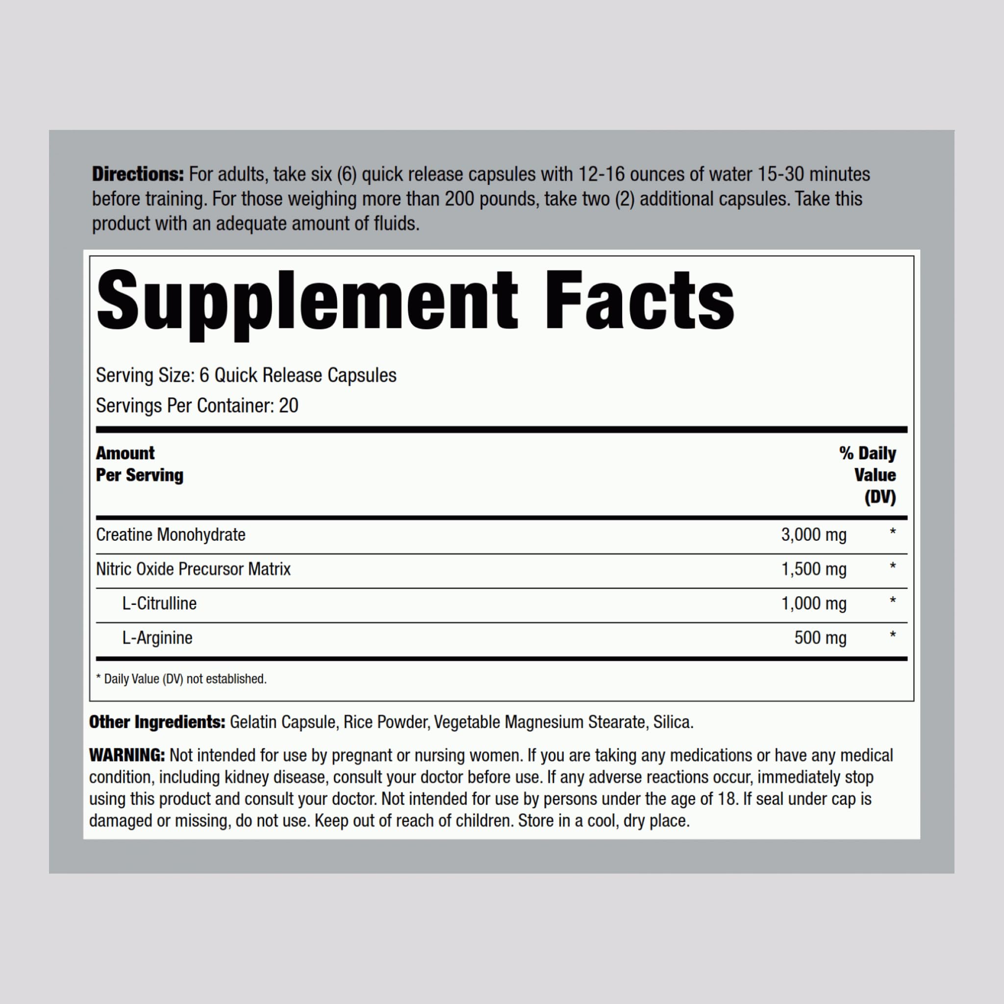 Fitness Labs Creatine Capsules close-up highlighting capsule details for purity