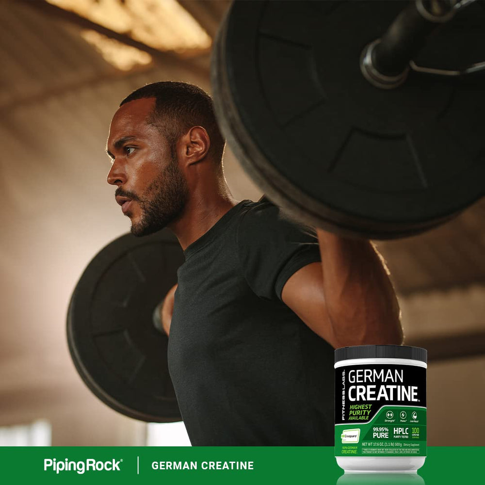 Fitness Labs Creatine Monohydrate ingredients label highlighting Creapure quality