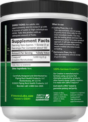 Fitness Labs Creatine Monohydrate scoop for precise per-serving dosing