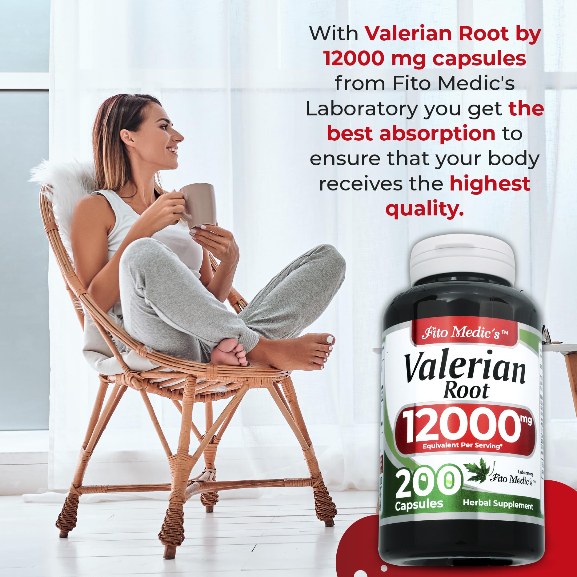 FITO MEDIC'S ultra-high absorption formula visual highlighting enhanced delivery.