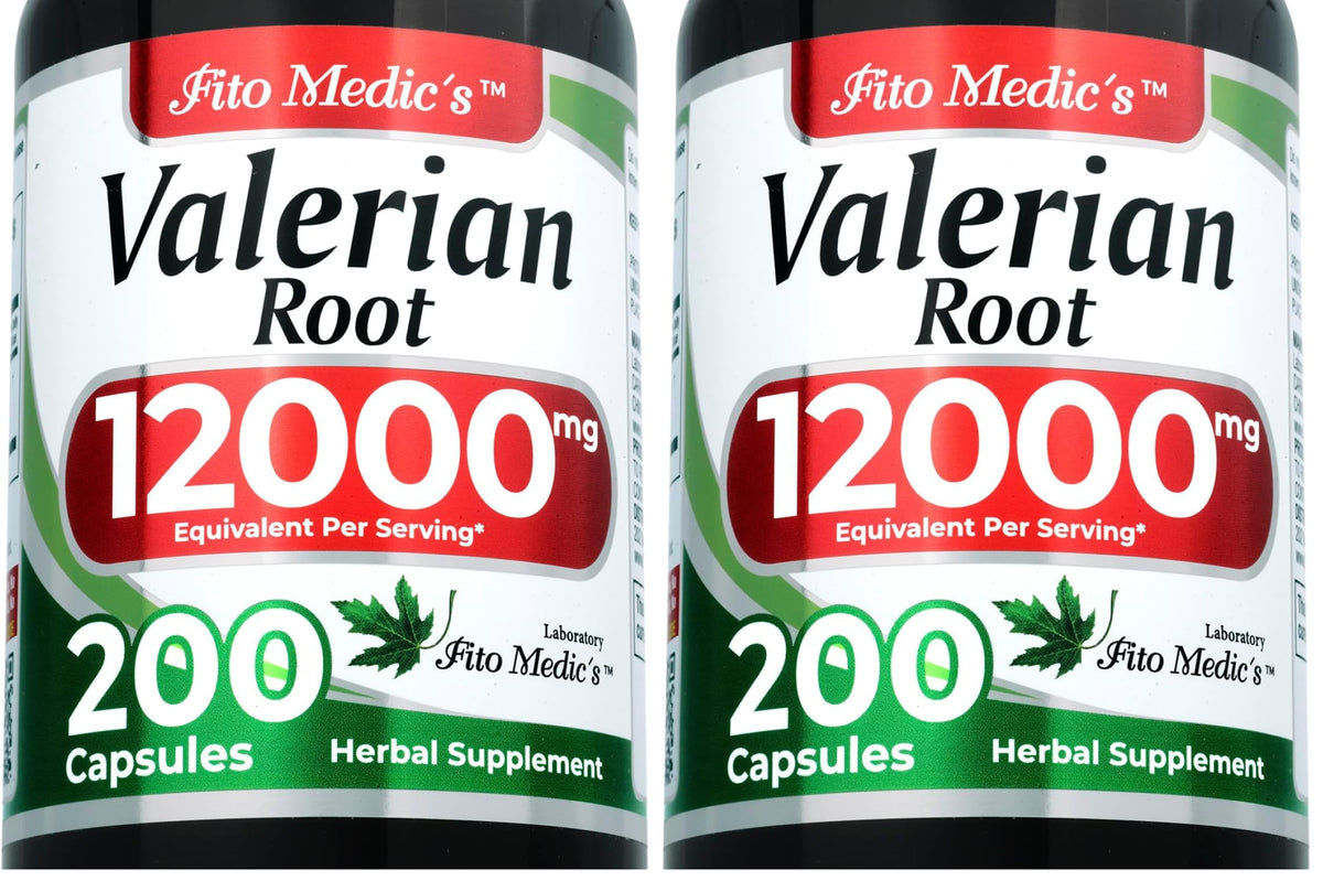 FITO MEDIC'S valerian root capsules bottle for everyday use.