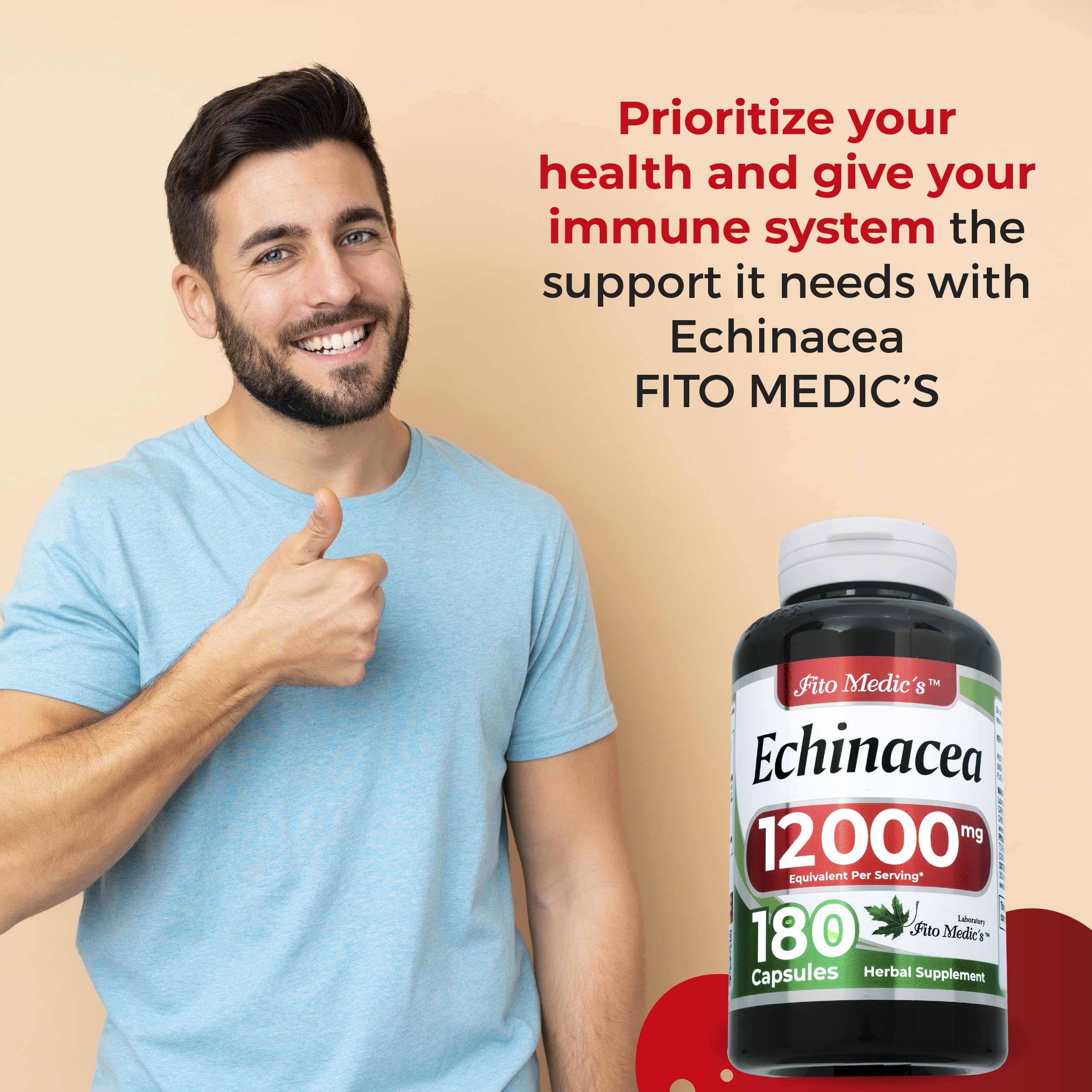 FITO MEDIC'S capsules closeup show easy-to-swallow daily capsules.