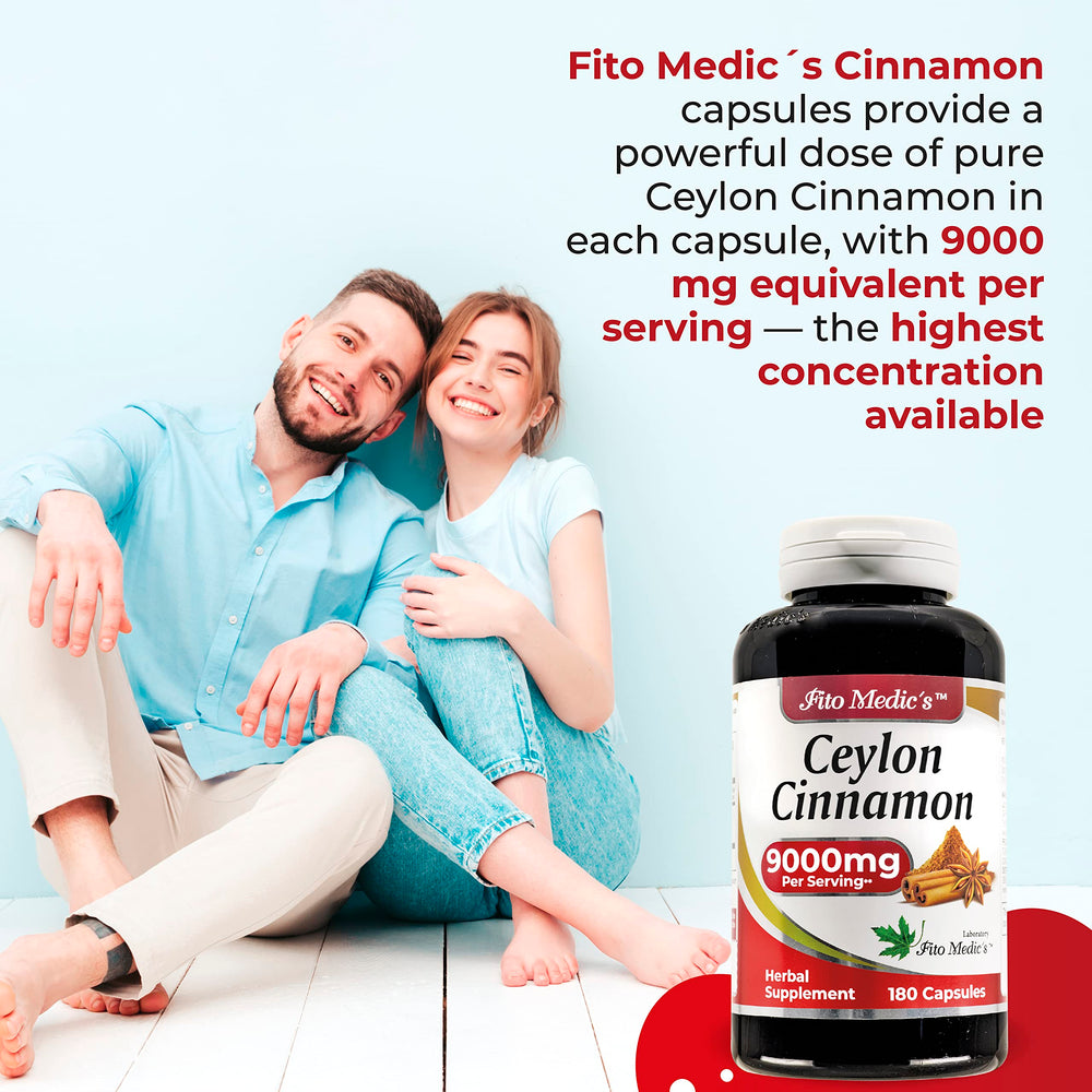 Packaging image emphasizes ultra-high absorption and premium cinnamon quality.
