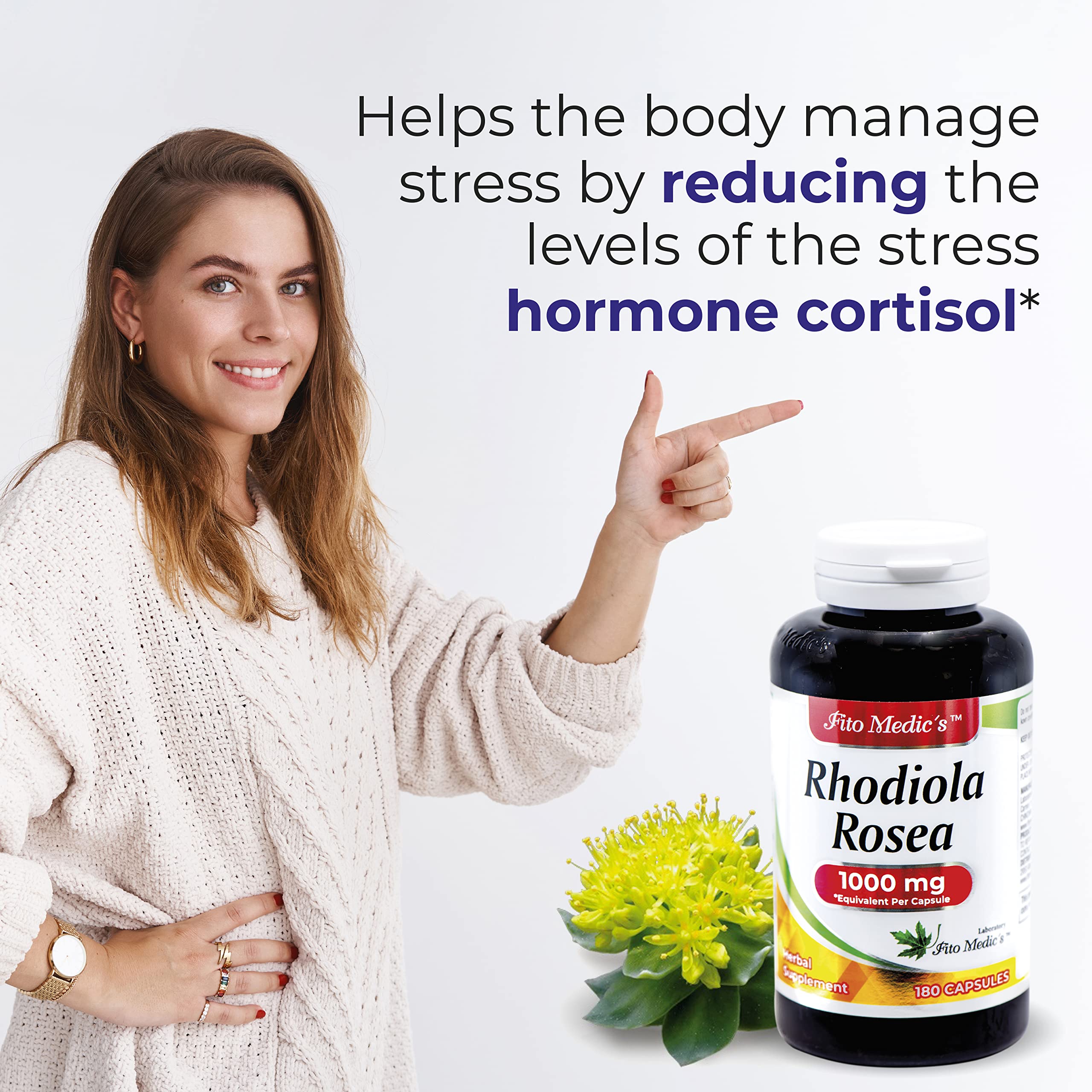 FITO MEDIC'S Rhodiola enhances cognitive focus and attention