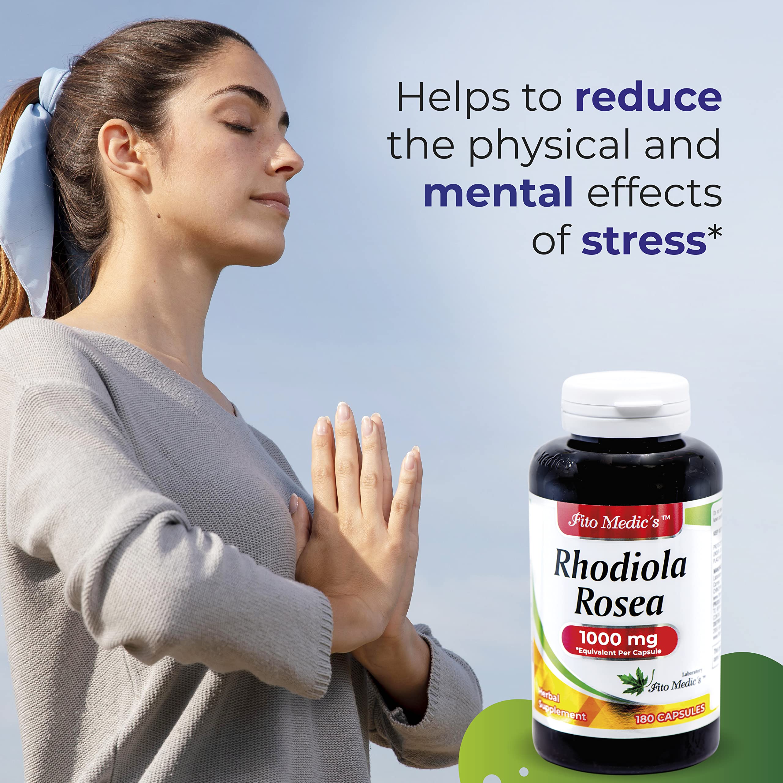 FITO MEDIC'S Rhodiola Rosea supports energy and stamina on demanding days