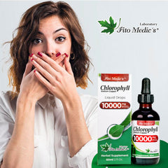 FITO MEDIC'S Lab chlorophyll glass with green infusion for a refreshing daily beverage.