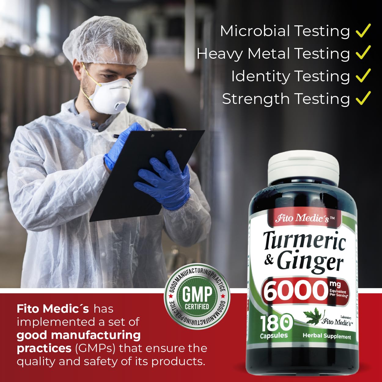 FITO MEDIC'S Lab serving scoop with capsules