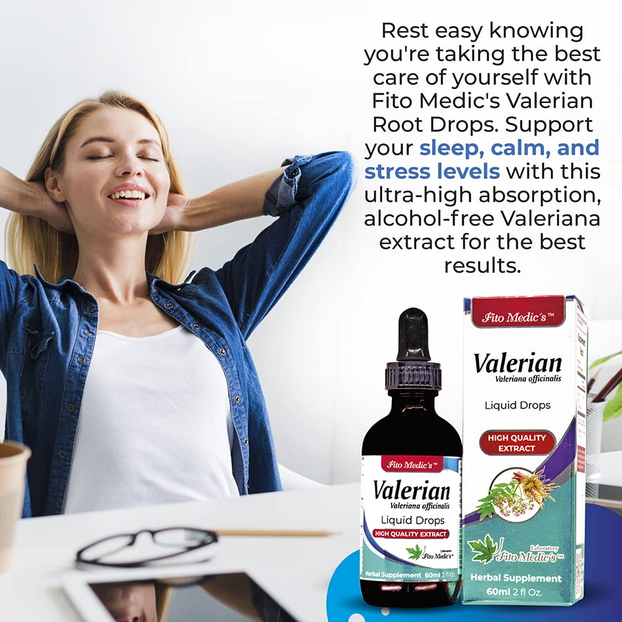 Fito Medic's Lab Valerian Root Drops dropper dispense enables convenient dosing.