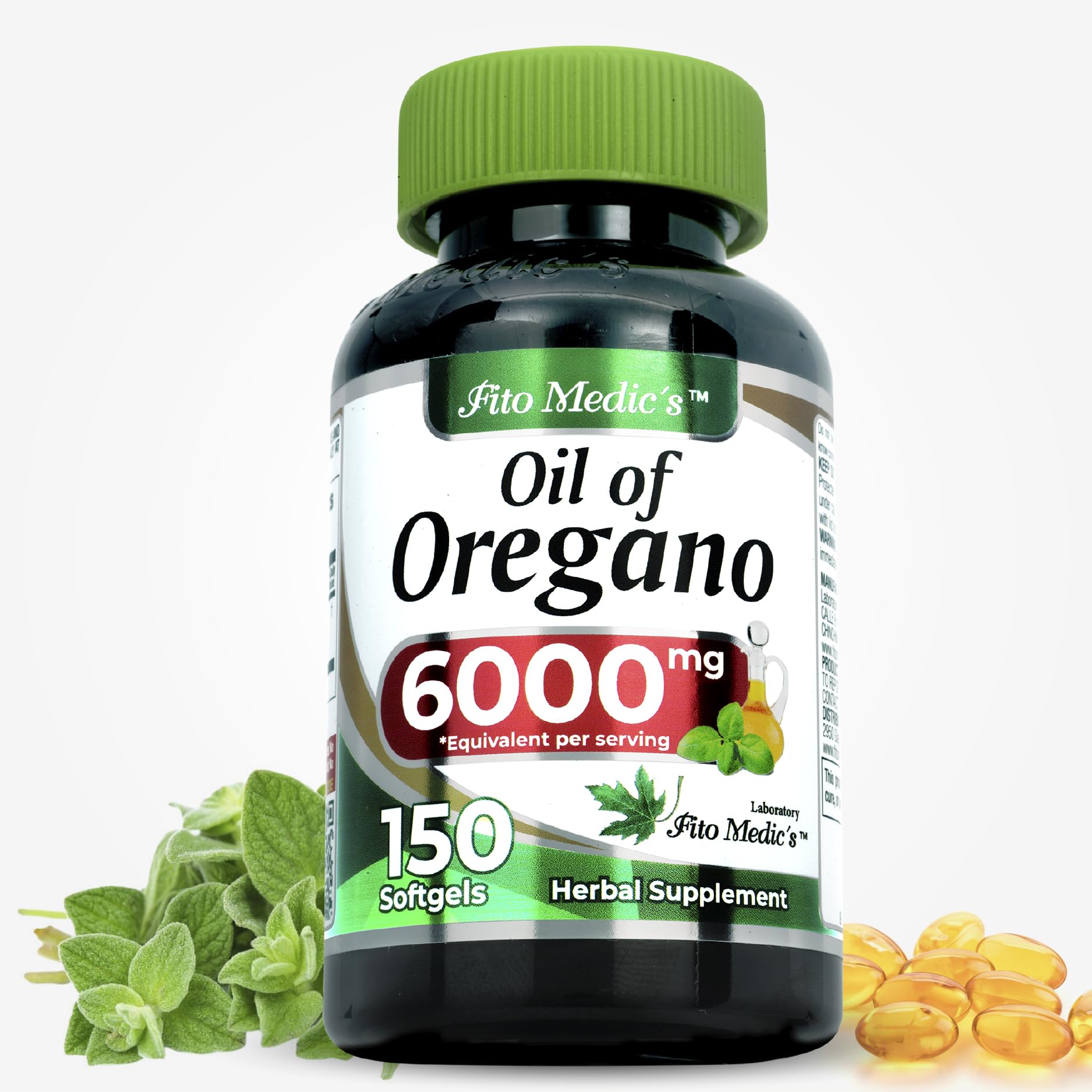 FITO MEDIC'S oregano oil 65-1 extract label shows high potency