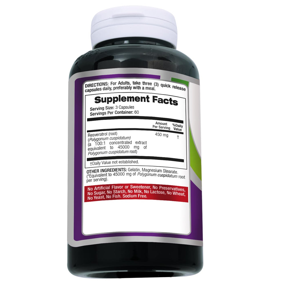 FITO MEDIC'S Resveratrol capsules closeup emphasizes easy-to-swallow daily capsules.