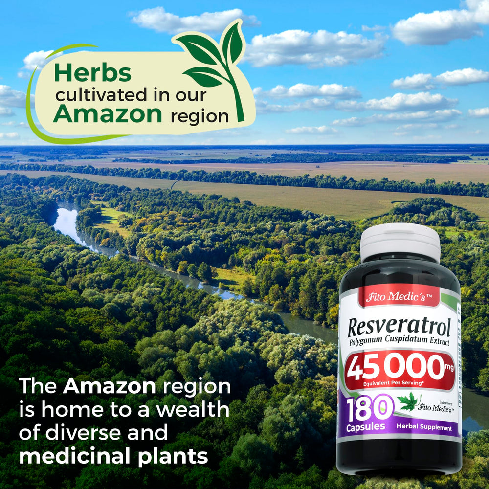 FITO MEDIC'S Resveratrol third-party testing badge ensures product transparency.