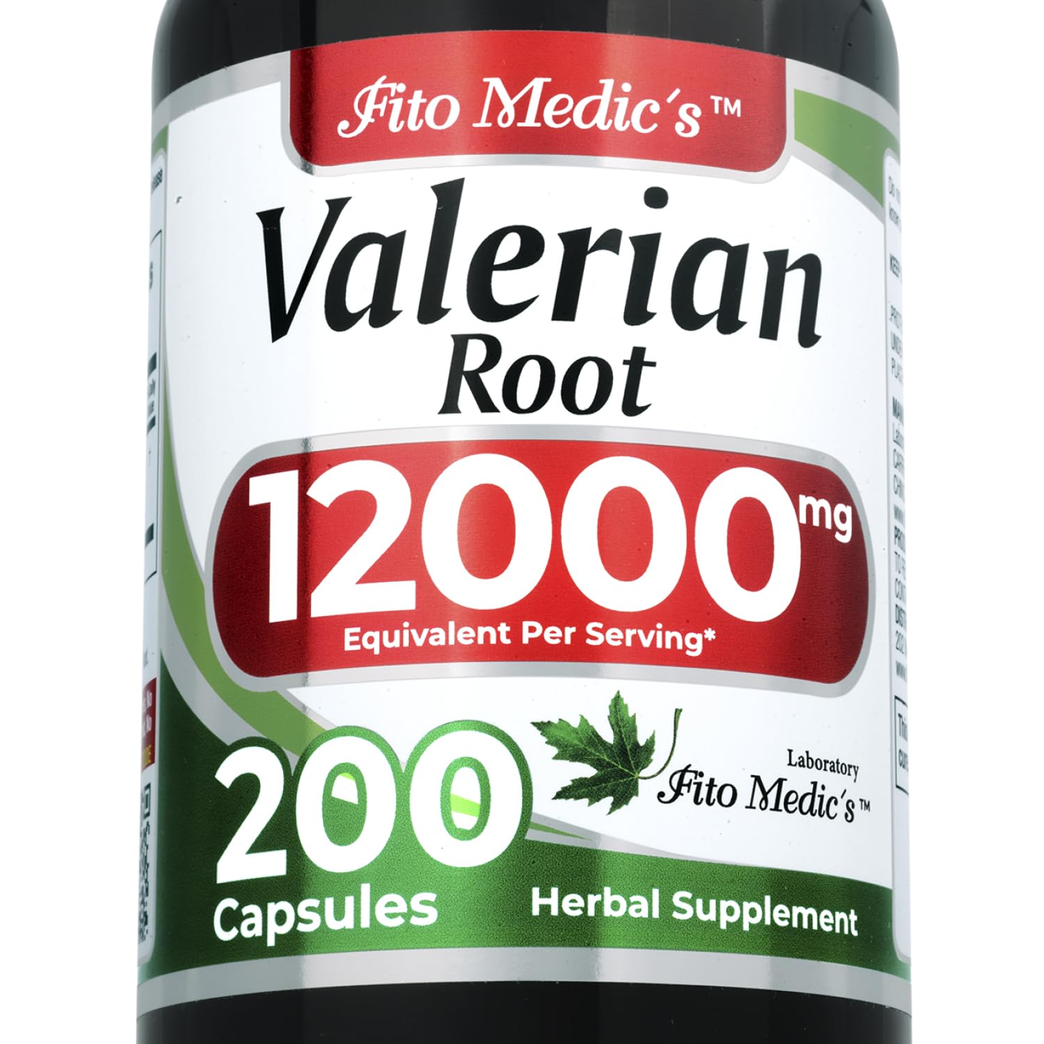 FITO MEDIC'S Valerian root bottle - calm evening routine.