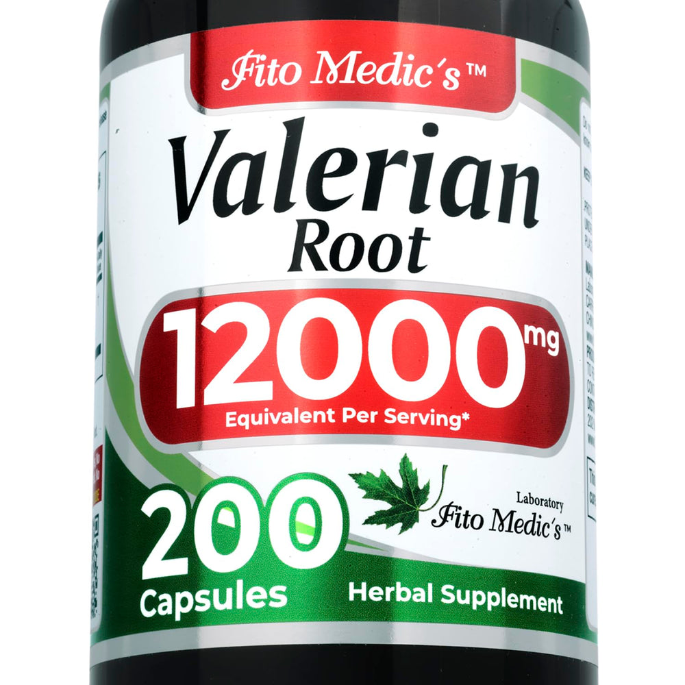 FITO MEDIC'S Valerian root bottle - calm evening routine.