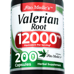 FITO MEDIC'S Valerian root bottle - calm evening routine.