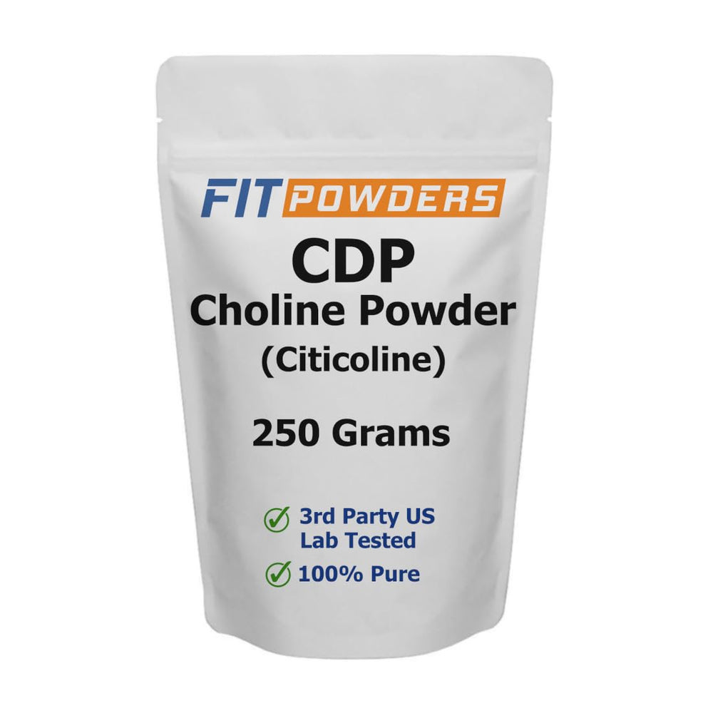 FitPowders Citicoline powder bottle for easy daily use supporting focus