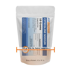 FitPowders Citicoline powder scoop included for precise dosing