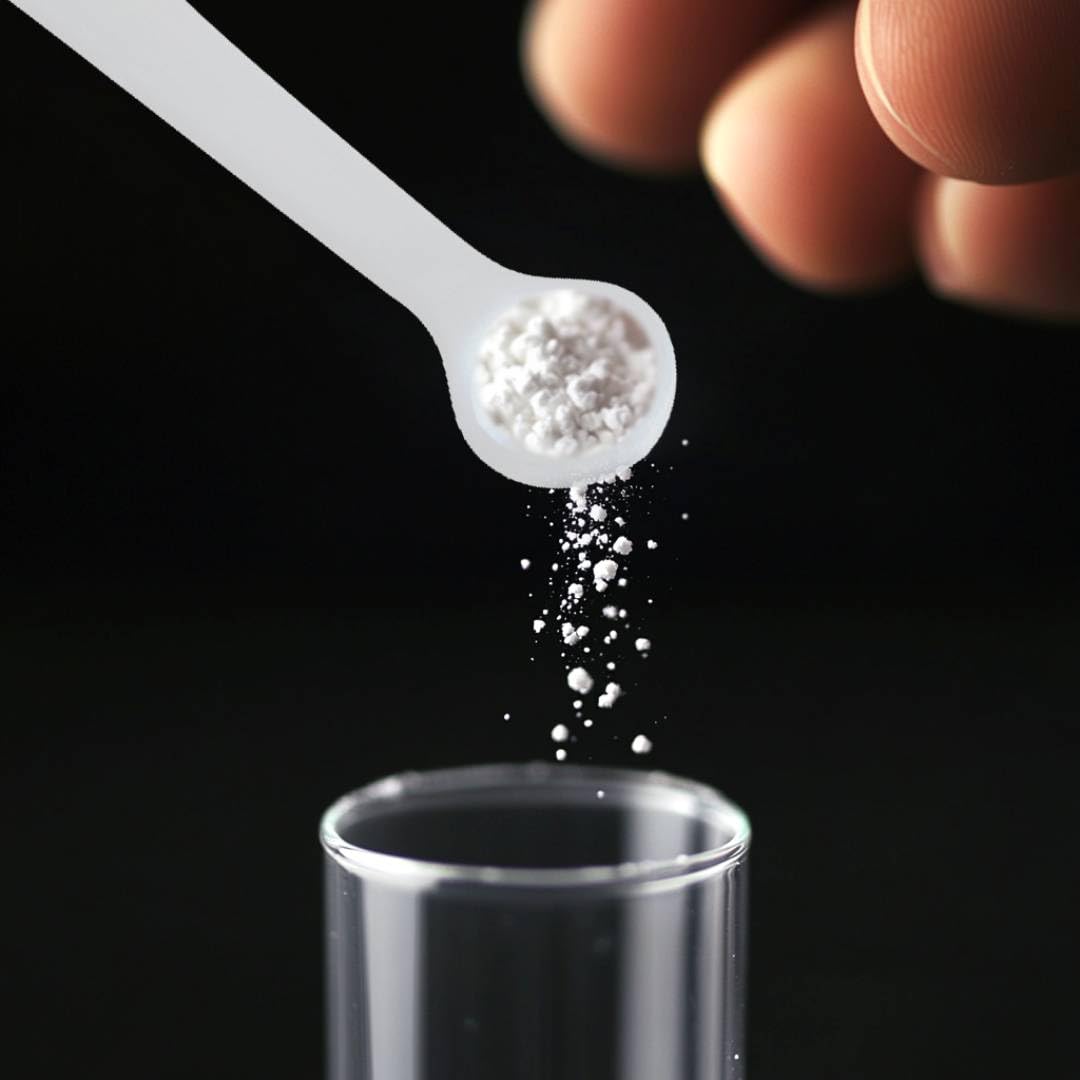 FitPowders Phenylethylamine powder dissolving in water for fast absorption