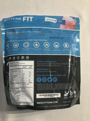 Close-up of Fitteam Fit 30 stick dissolving in water for mood lift