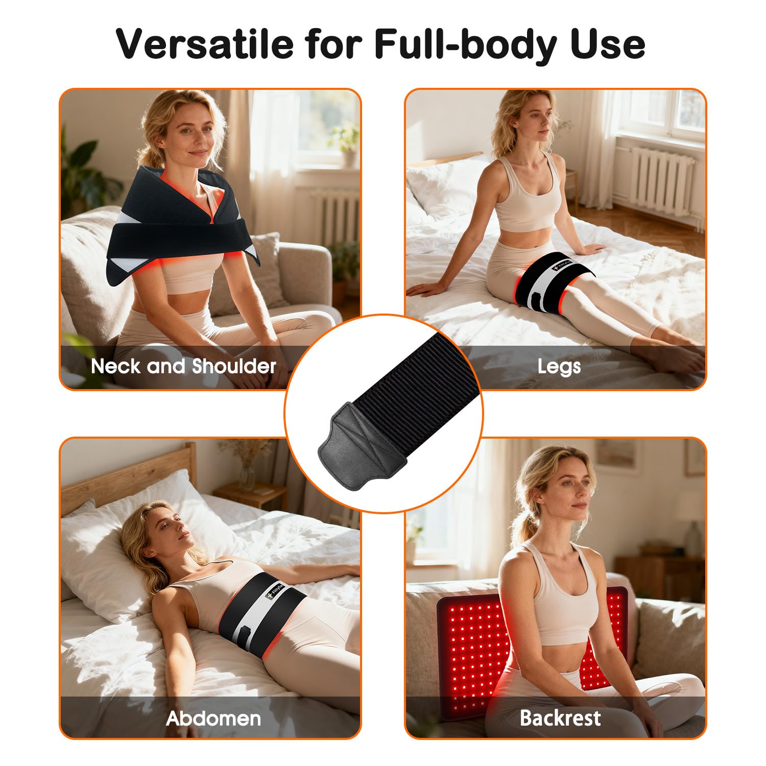Fittyfun calves wrap focuses heat on calves for muscle ease.