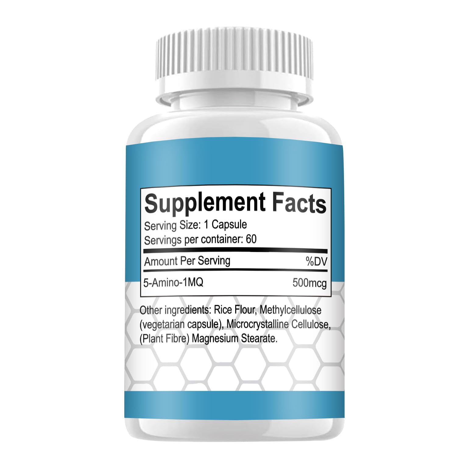 Closeup of easy-to-swallow capsules from Five Amino 1mq for daily use.