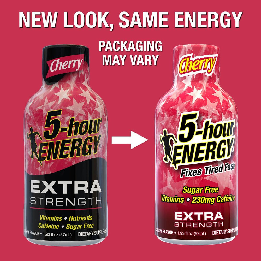 Five-hour ENERGY Cherry Shot travel-ready, ready to use anywhere.